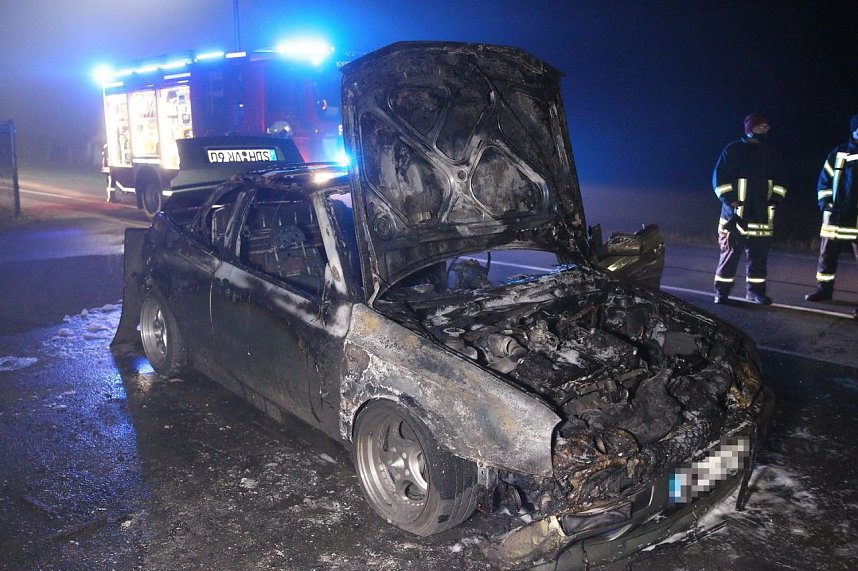 Fahrzeugbrand bei Ebeleben