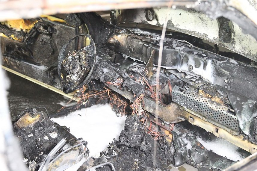 Fahrzeugbrand bei Ebeleben