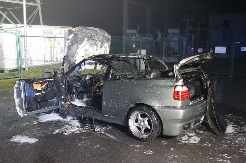 Fahrzeugbrand bei Ebeleben