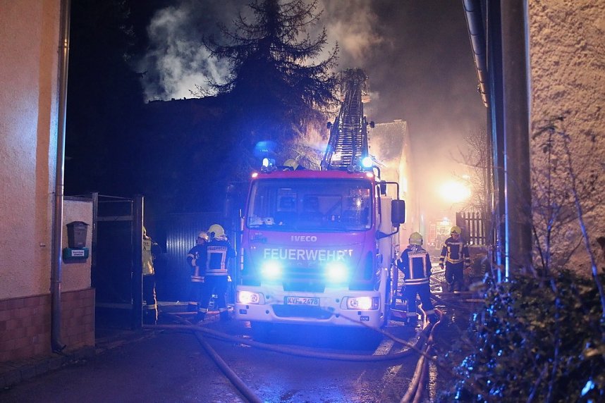 Brand im Kyffh&auml;userland