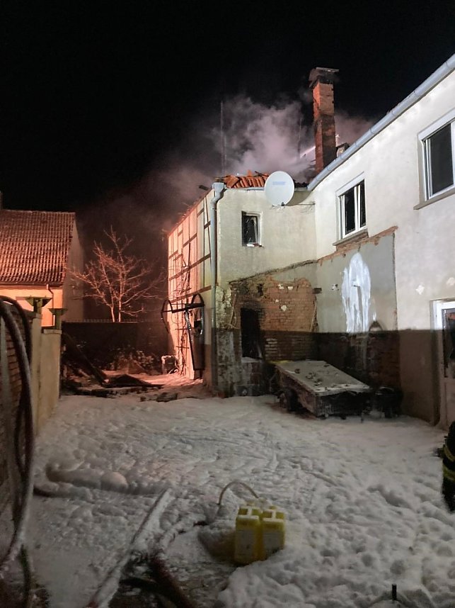 Wohnhausbrand in Seega