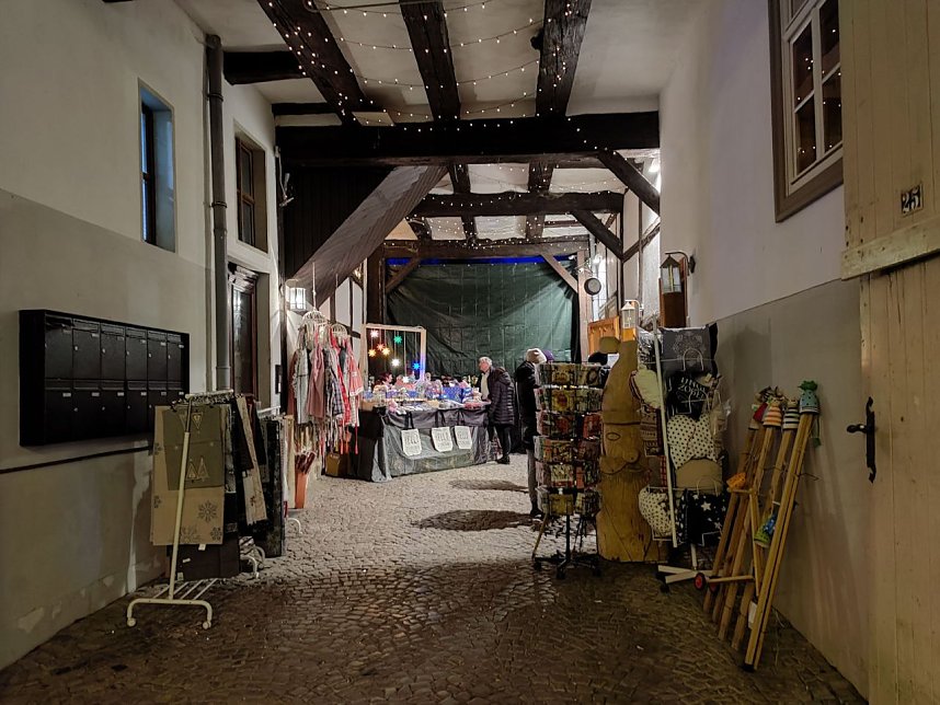 Auf dem Quedlinburger Weihnachtsmarkt