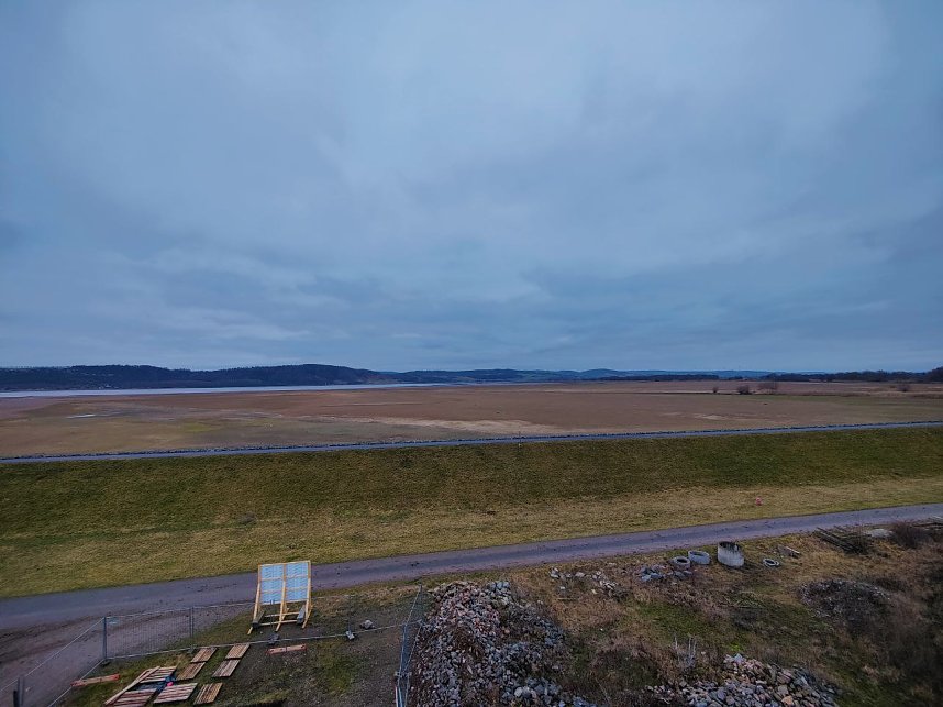 Peter Blei unterwegs am Stausee Kelbra