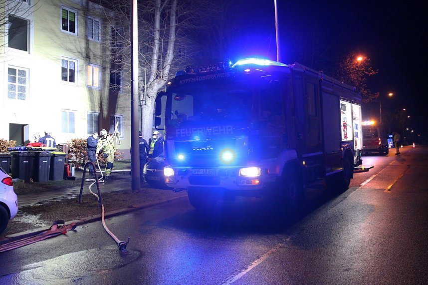 Kellerbrand in Sondershausen