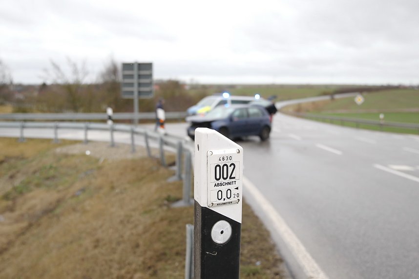 Unfall auf der B 249