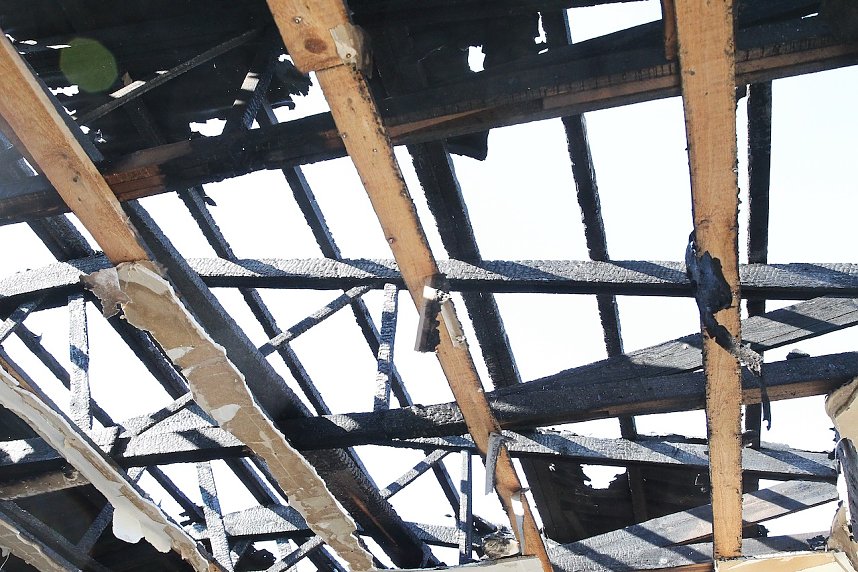 Brand im Greu&szlig;ener Gartencenter