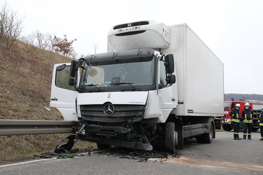 Unfall heute Nachmittag auf der B4