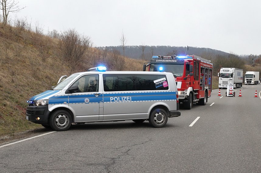 Unfall heute Nachmittag auf der B4