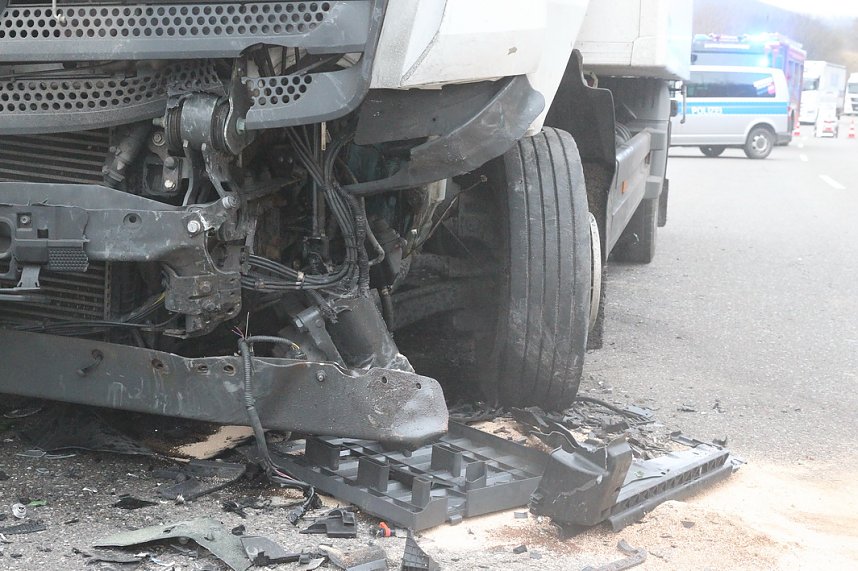 Unfall heute Nachmittag auf der B4