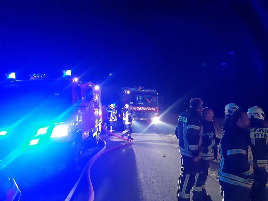 Scheunenbr&auml;nde bei Esperstedt