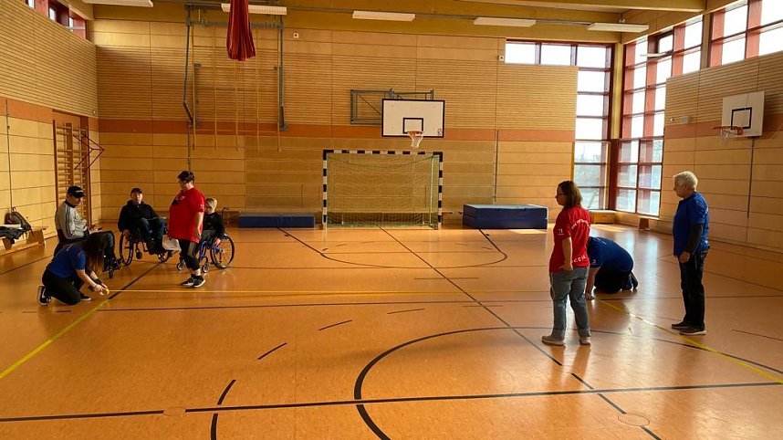 Hallenboccia mit und ohne Handicap