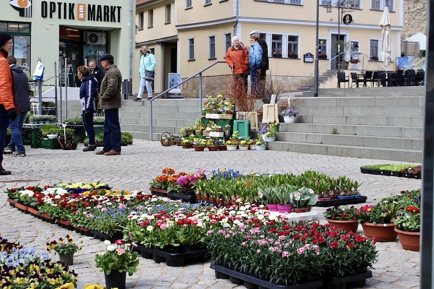 Gut besuchter Sondersh&auml;user Ostermarkt