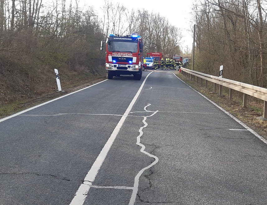 Wildunfall mit Personensuche