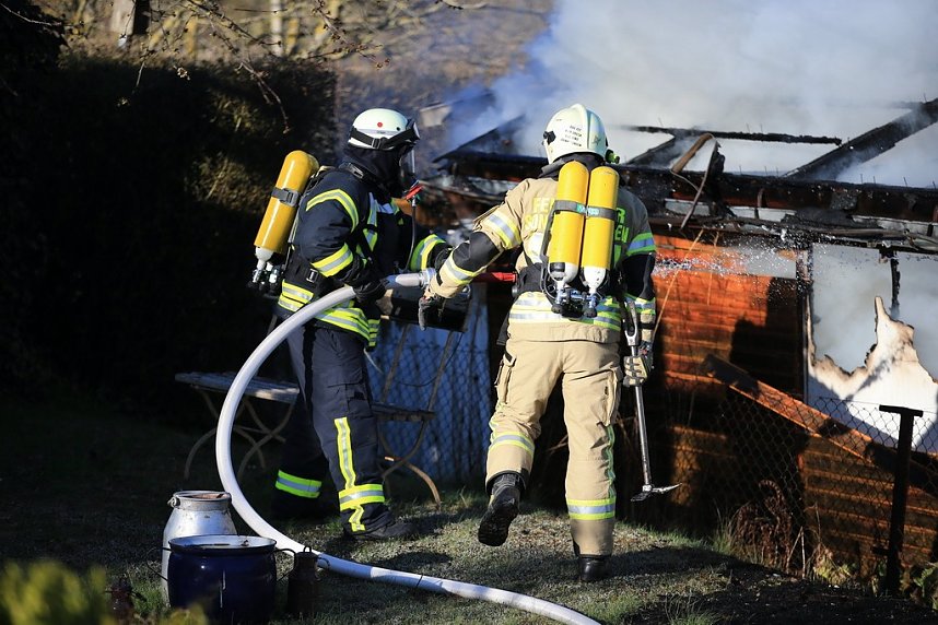 Laubenbrand in Sondershausen