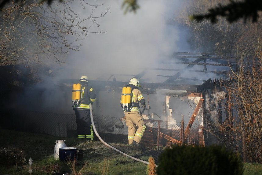 Laubenbrand in Sondershausen