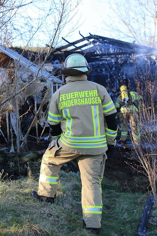 Laubenbrand in Sondershausen