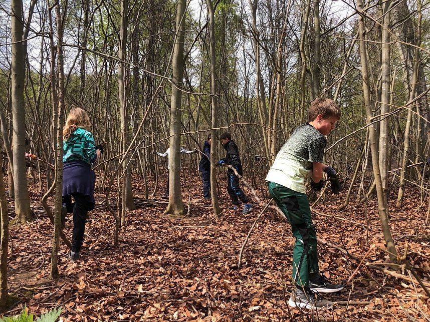 Affengeburtstag und Putzaktion im Affenpark Strau&szlig;berg