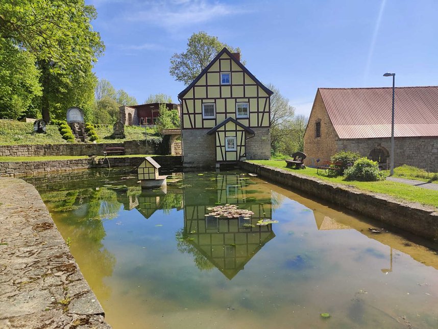 Peter Blei unterwegs in der Klosterkirche Dietenborn