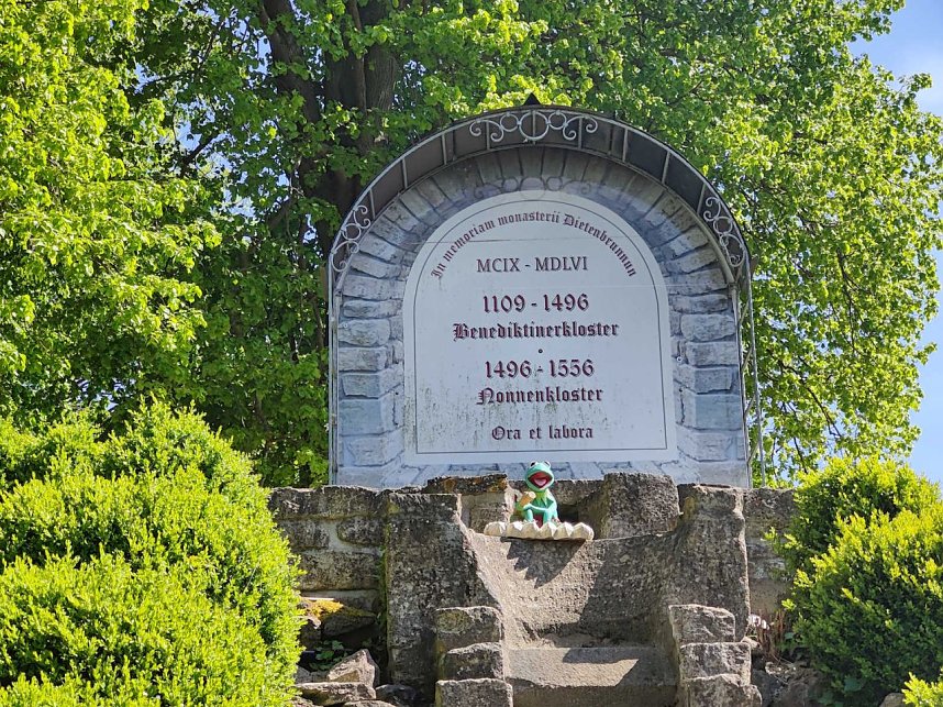 Peter Blei unterwegs in der Klosterkirche Dietenborn