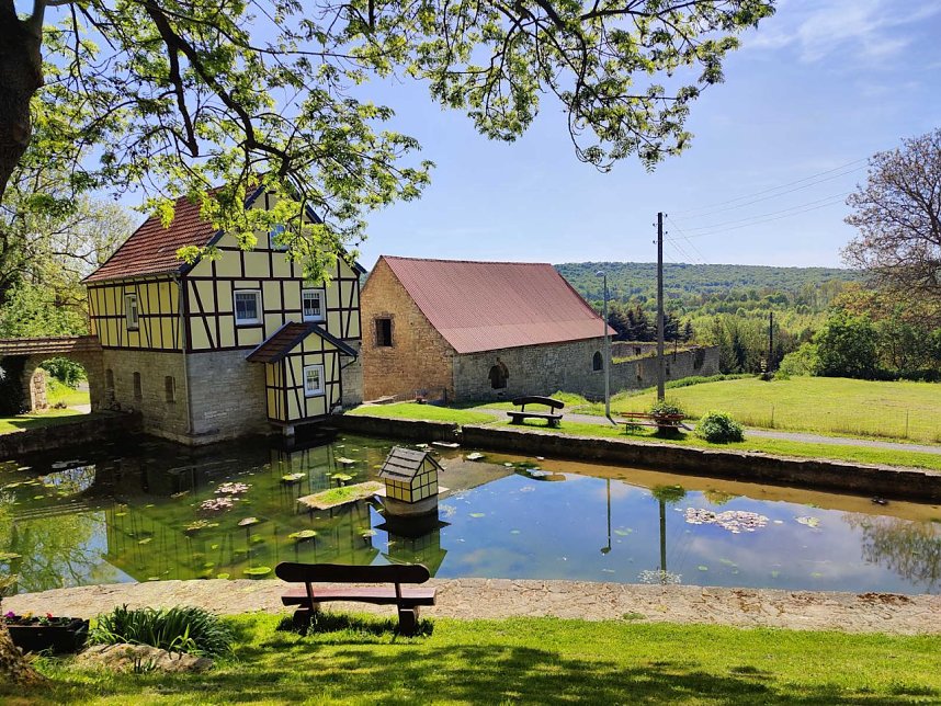 Peter Blei unterwegs in der Klosterkirche Dietenborn
