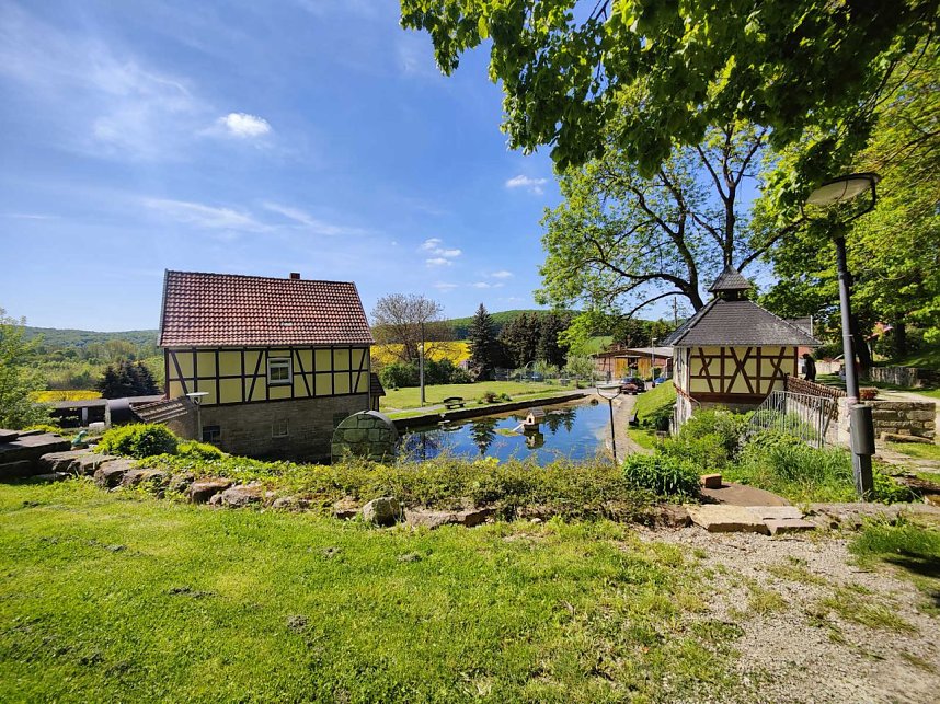 Peter Blei unterwegs in der Klosterkirche Dietenborn