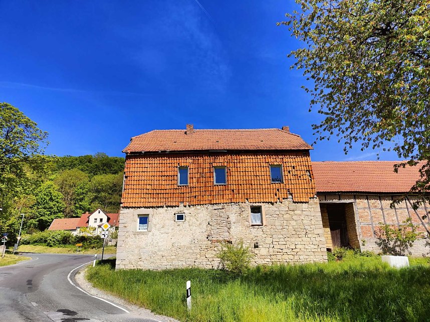 Peter Blei unterwegs in der Klosterkirche Dietenborn