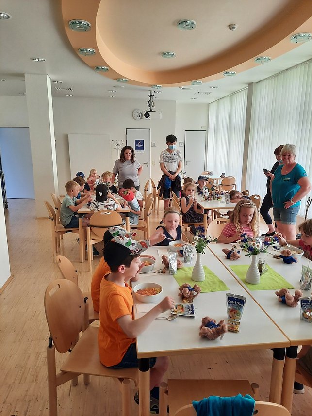 St&auml;rkung in der Kantine der Klinik 