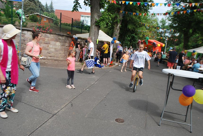 Stra&szlig;enfest der der Kindervilla in Bad Frankenhausen