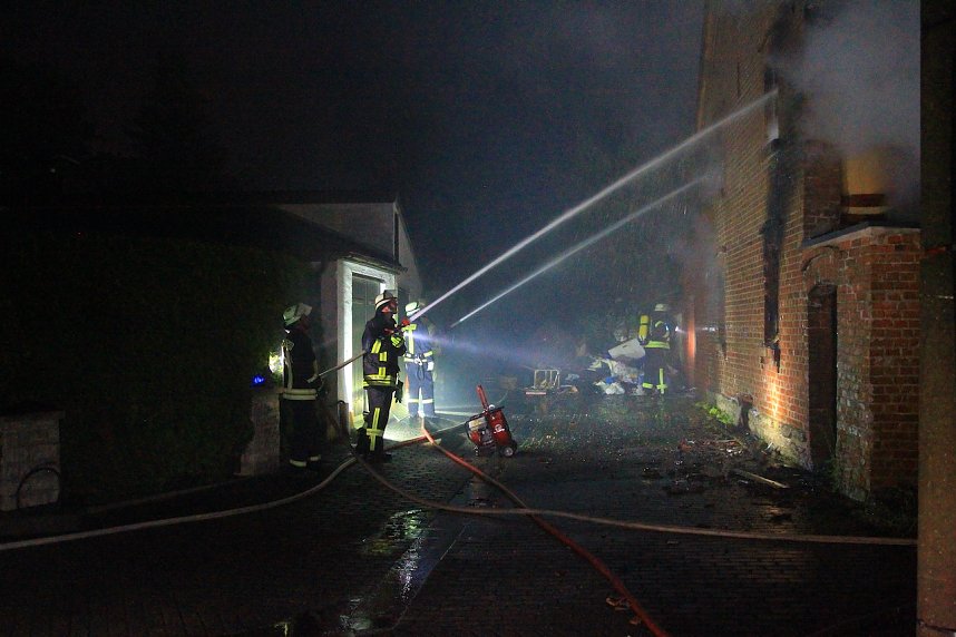 Wohnhaus in Oberspier ausgebrannt