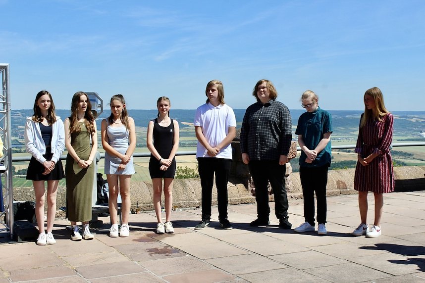 Festakt auf dem Kyffh&auml;userdenkmal - 900 Jahre Kaiser Friedrich I Barbarossa