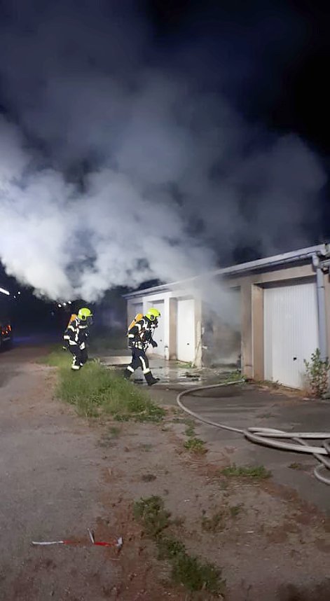 Garagenbrand in Bad Frankenhausen