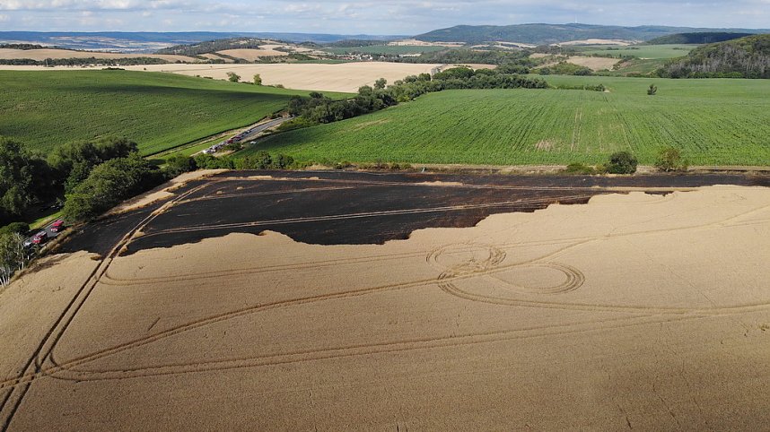 Feldbrand im Kyffh&auml;userkreis