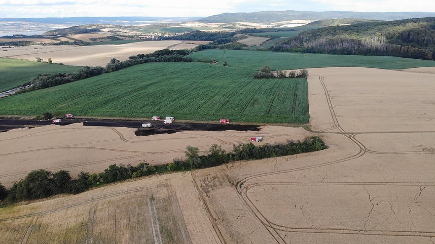 Feldbrand im Kyffh&auml;userkreis
