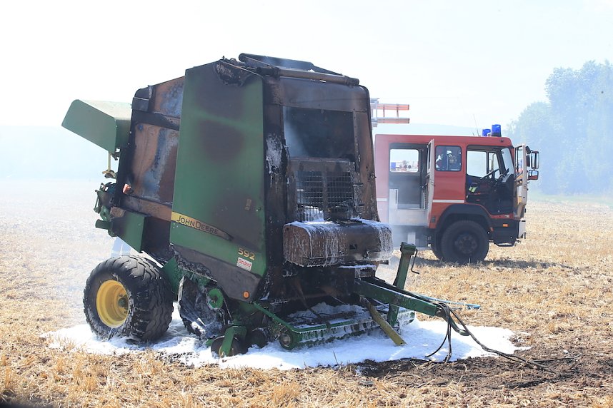 Verhinderter Feldbrand heute Mittag