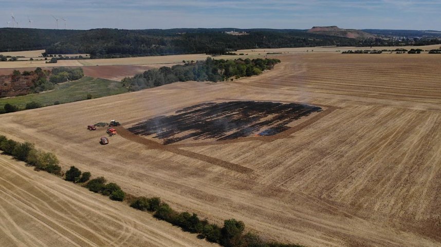Fl&auml;chenbrand bei Gro&szlig;furra