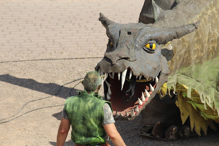 Mittelalterspektakel am Kyffh&auml;user Denkmal 