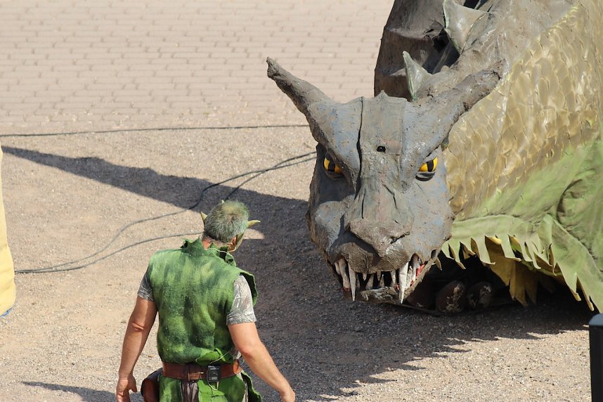 Mittelalterspektakel am Kyffh&auml;user Denkmal 