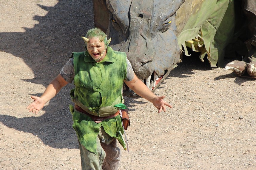 Mittelalterspektakel am Kyffh&auml;user Denkmal 