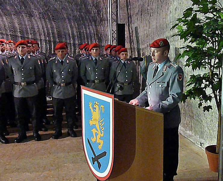 Gel&ouml;bnis unter Tage