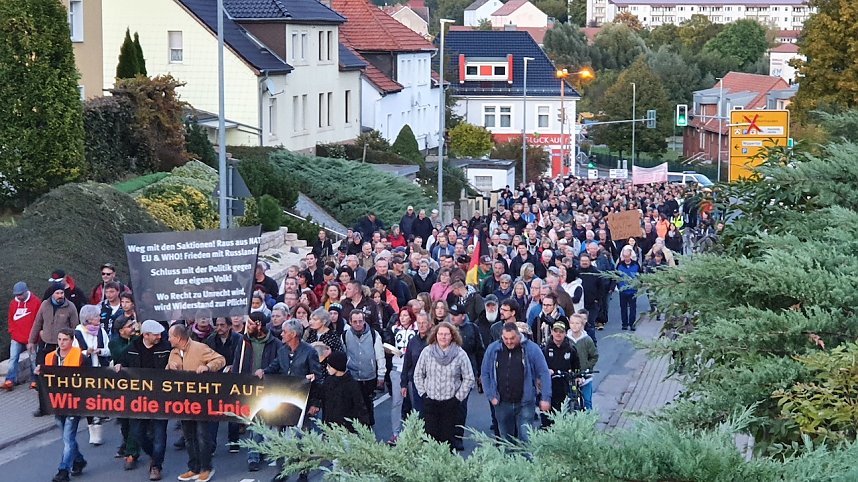 Am 3. Oktober in der Stadt Sondershausen