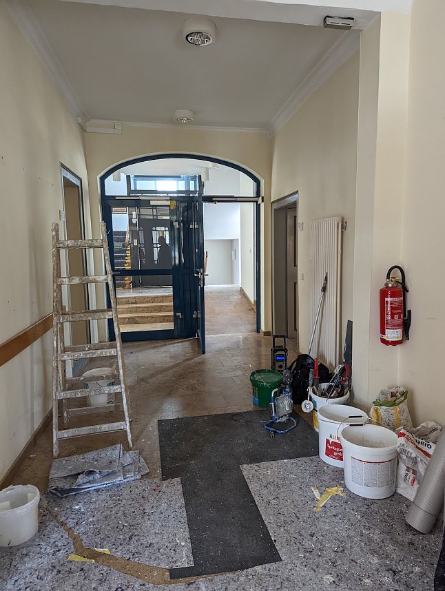 In diesem R&auml;umen wird ab dem 18. November die Bibliothek einziehen