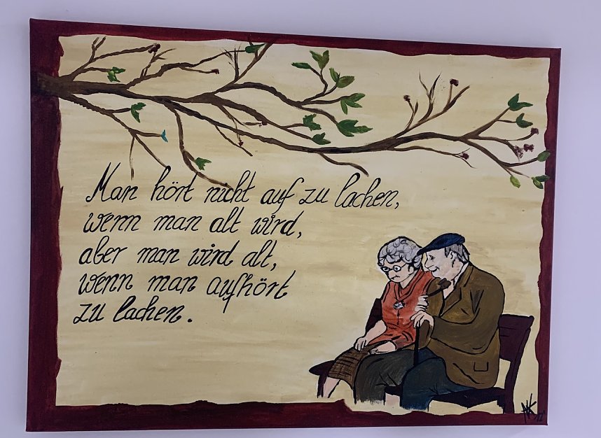 Lebensweisheit in der Tagespflege Miacosa