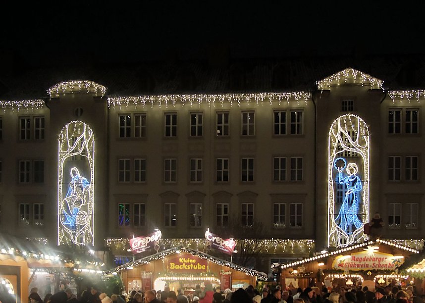 Peter Blei unterwegs in Magdeburg