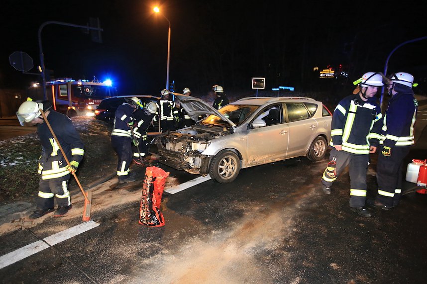 Unfall heute Abend in Sondershausen