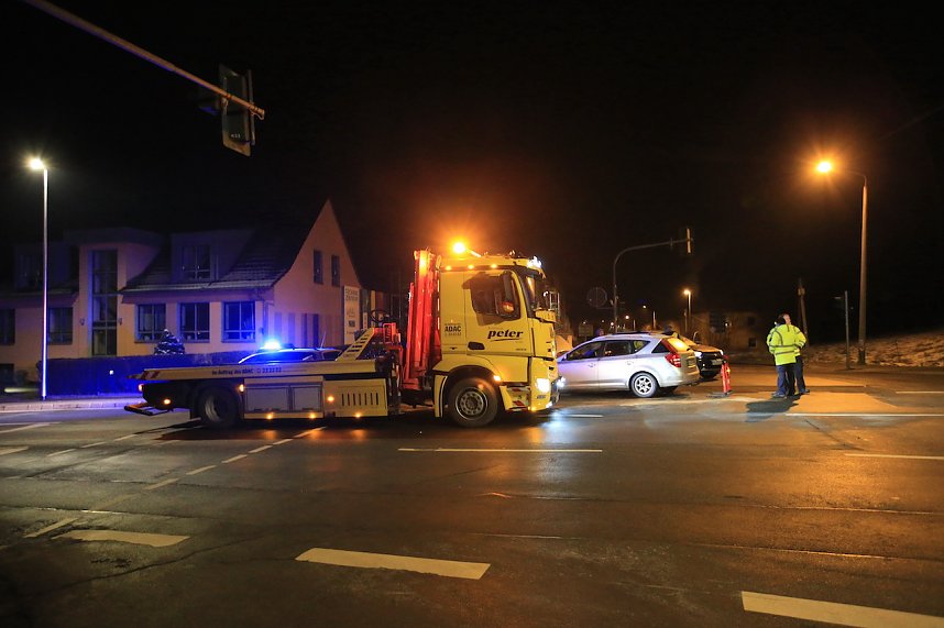Unfall heute Abend in Sondershausen