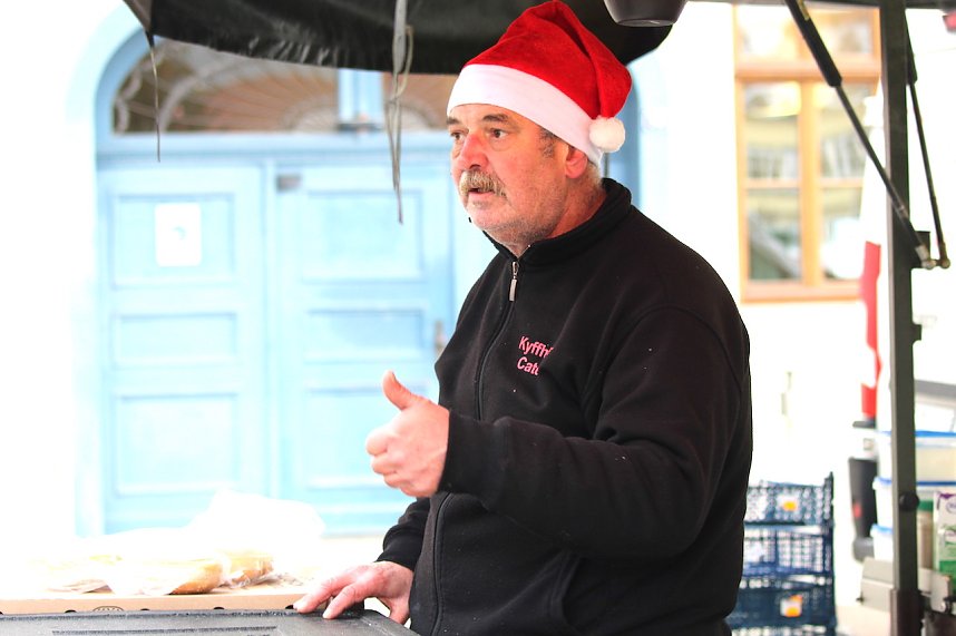 Morgendliche Impressionen von Sondersh&auml;user Weihnachtsmarkt
