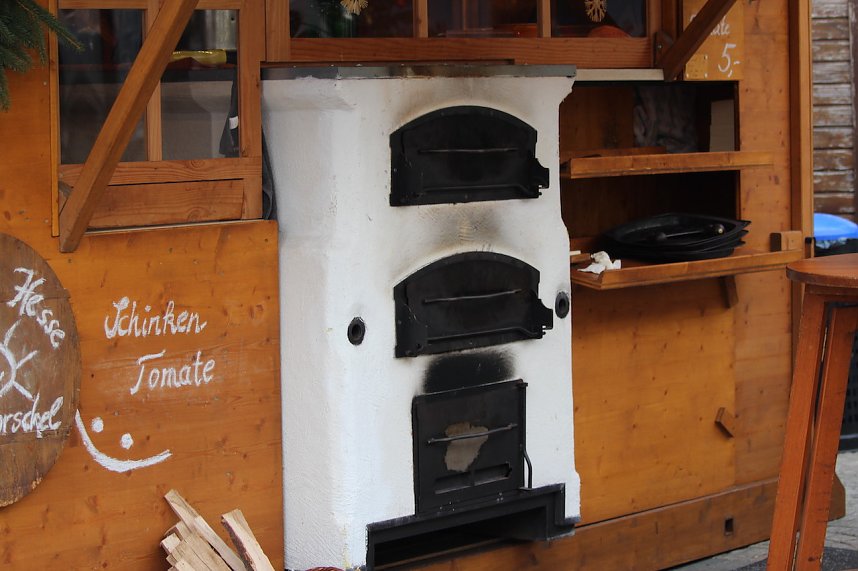 Morgendliche Impressionen von Sondersh&auml;user Weihnachtsmarkt