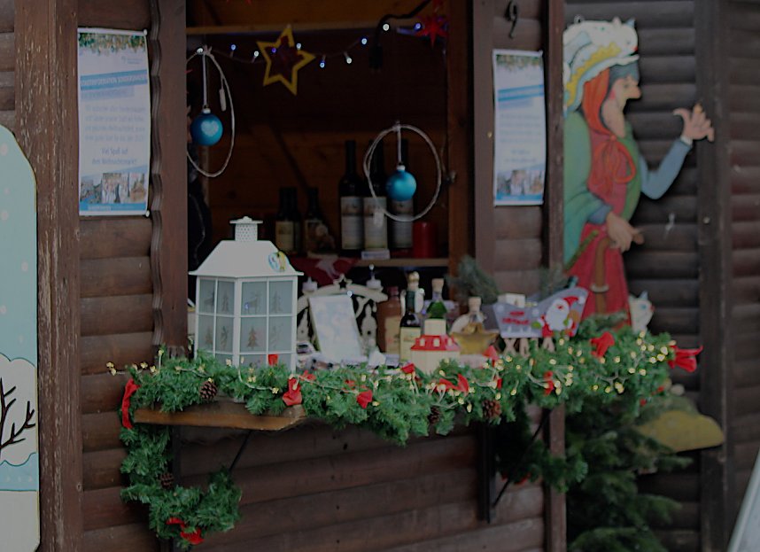 Morgendliche Impressionen von Sondersh&auml;user Weihnachtsmarkt