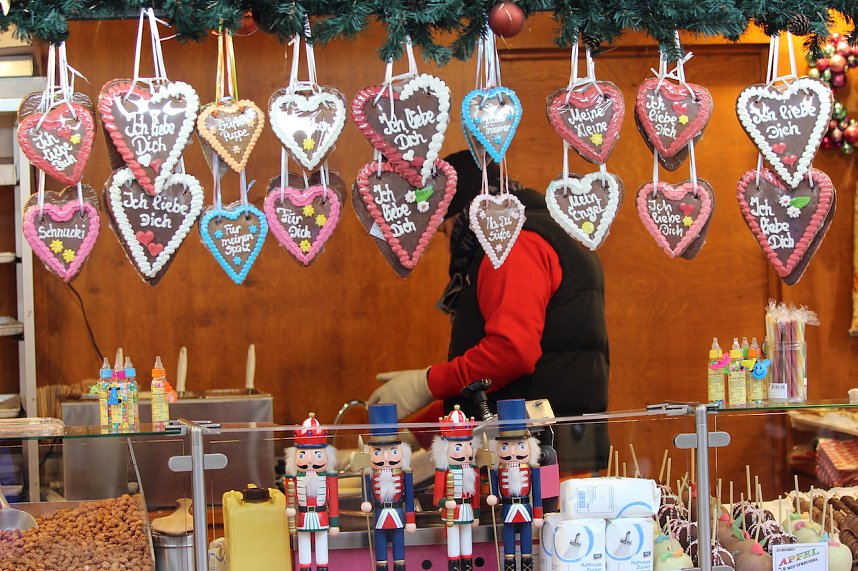 Morgendliche Impressionen von Sondersh&auml;user Weihnachtsmarkt