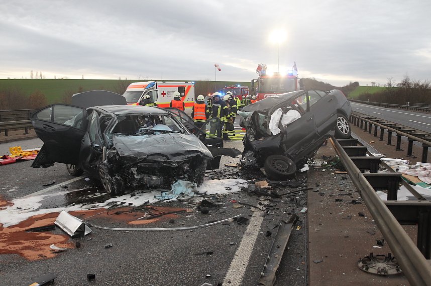 Tragischer Unfall auf der A 38
